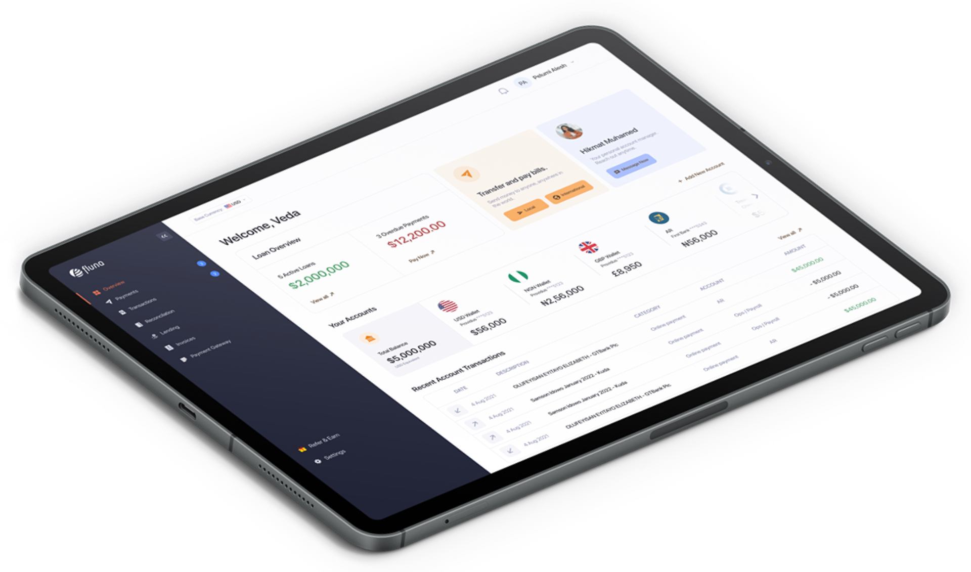 Fluna Dashboard